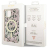Guess GUHMP14MHCFWSP iPhone 14 Plus 6.7" pink/pink Hardcase Flower MagSafe