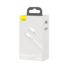 Baseus 2x kabel USB Typ C - Lightning szybkie ładowanie Power Delivery 20 W 1,5 m biały (TZCATLZJ-02)