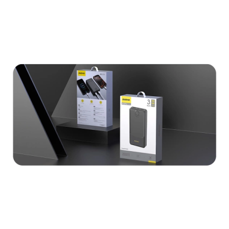Powerbank Dudao K10Pro 2.4A 20000mAh 2 x USB-A - czarny