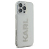 Original Case IPHONE 16 PRO MAX Karl Lagerfeld Hardcase IML Rhinestones Logo (KLHCP16XHKLSTDCT) transparent