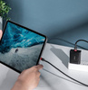 Baseus Cafule nylonowy kabel przewód USB Typ C Power Delivery 2.0 100W 20V 5A 2m czarny (CATKLF-AL91)