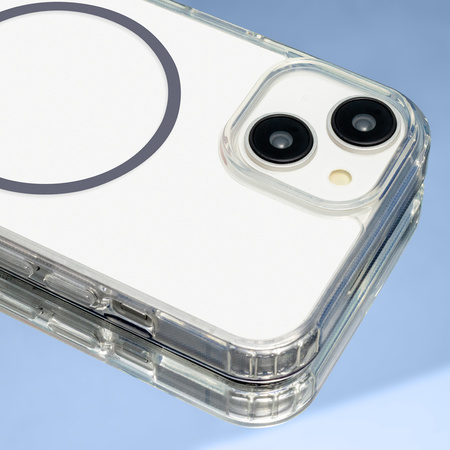 Nakładka Anti Shock Thin Mag do iPhone 14 Pro 6,1" szara