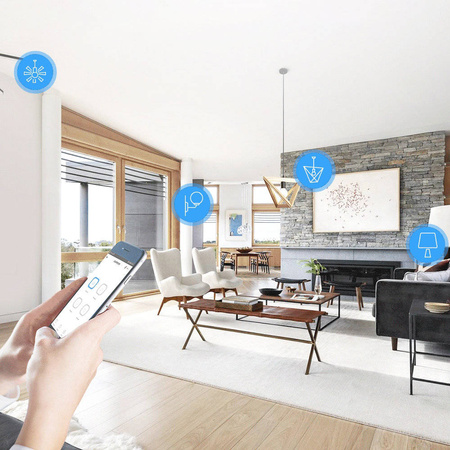 Sonoff Smart 4-Kanal-Relais Wi-Fi-Stromschalter Weiß (4CHR3)