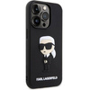 Karl Lagerfeld KLHCP14L3DRKINK iPhone 14 Pro 6.1" black/black hardcase Rubber Ikonik 3D