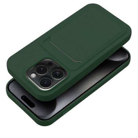 Futerał CARD CASE do IPHONE 15 PRO zielony