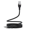 Acefast C11-04 USB-A - USB-C 3A Cable 1.2m Magnetic Braid - Black