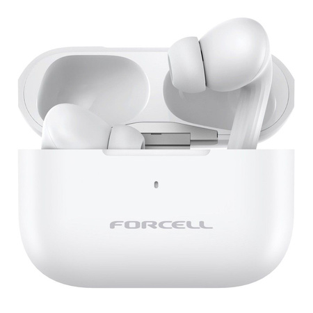 FORCELL F-AUDIO słuchawki bezprzewodowe / bluetooth stereo TWS Master PRO białe