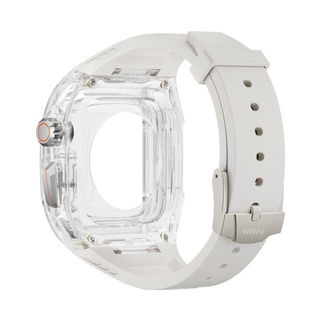 WiWU - Pasek do smartwatcha Wi-WB013 Rambo Watch Band 42/44/45mm - biały