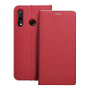 Kabura LUNA Book Carbon do HUAWEI P30 Lite czerwony