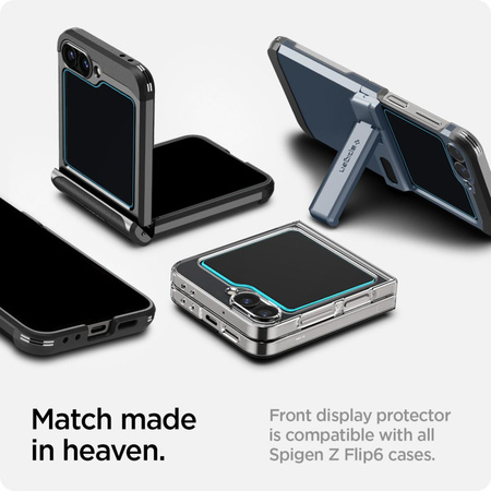 Spigen Glas.tR EZ Fit gehärtetes Glas für Samsung Galaxy Z Flip 6 - 2 Stk.