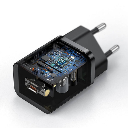 Baseus Super Si  Quick Charger 1C 25W EU Black