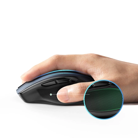 Ugreen USB Optical Wireless Mouse 2.4GHz 4000 DPI black (MU006)