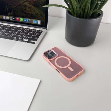 Wozinsky Fashion Case MagSafe for Samsung Galaxy S25 - Pink