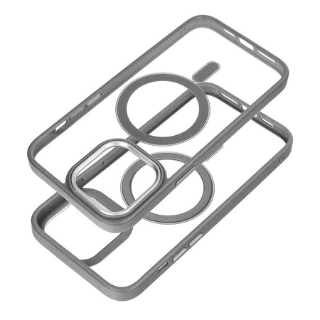Futerał COLOR EDGE MAG COVER kompatybilny z MagSafe do IPHONE 17 Pro tytanowy szary