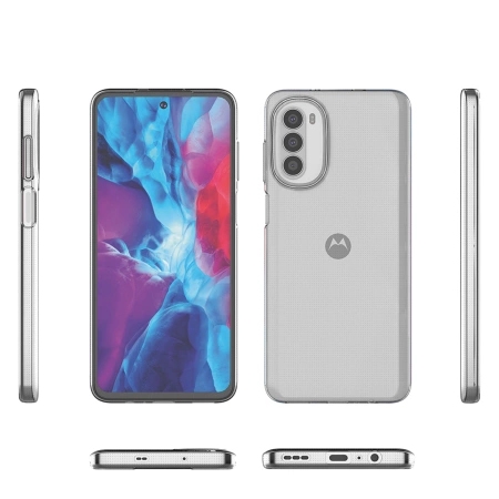 Ultra Clear 0,5 mm Hülle für Motorola Moto G82 5G / Moto G52 dünne Abdeckung transparent