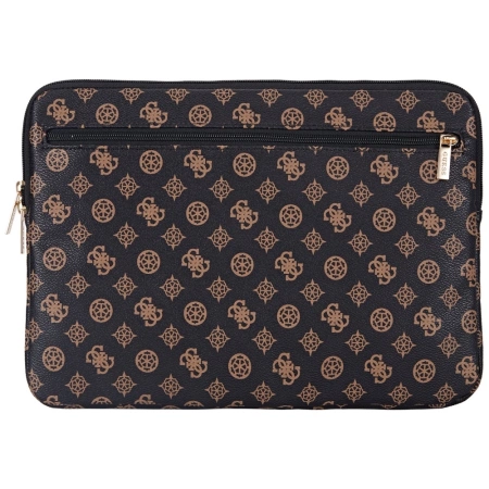 Torba Guess Sleeve Peony Pocket Triangle na laptopa 14" - czarna