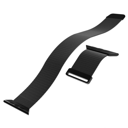 Puro &#39;MILANESE&#39; Watch für Apple Watch 42-44-45-49m, schwarz