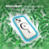 Speck Presidio Perfect-Clear MagSafe - Etui iPhone 15 / iPhone 14 / iPhone 13 (Clear / Chrome Finish / Serene Silver)