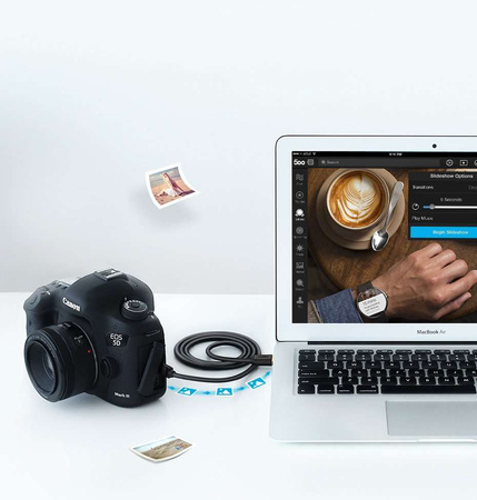 Ugreen Kabel USB - Mini-USB 480 Mbit/s 1 m schwarz (US132 10355)