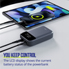 Allity power bank APB-200 PD QC 33W 10000 mAh szary