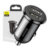 Baseus Grain Pro ładowarka samochodowa 2x USB 4,8 A czarny (CCALLP-01)