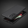 Nillkin Super Frosted Shield wzmocnione etui pokrowiec + podstawka Samsung Galaxy S21 FE czarny