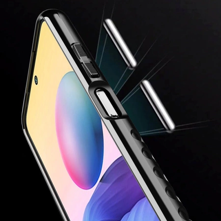 Thunder Case elastyczne pancerne etui pokrowiec Xiaomi Redmi Note 10 5G / Poco M3 Pro czarny