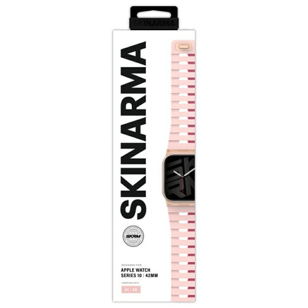 Pasek Skinarma Gemini do Apple Watch 42/41/40 mm różowy