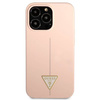 Guess GUHCP13LSLTGP iPhone 13 Pro / 13 6.1 &quot;rosa / rosa Hardcase Silikondreieck