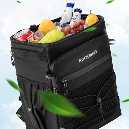 Rockbros Wasserdichter Rucksack mit Kühlung 14l - Schwarz