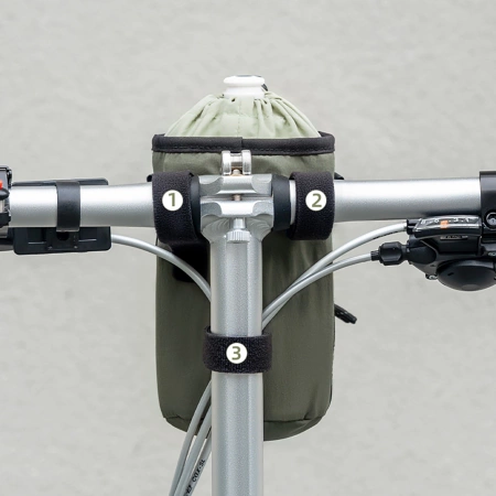 Rockbros Travel Bottle Bag with Shoulder Strap 1l - Green