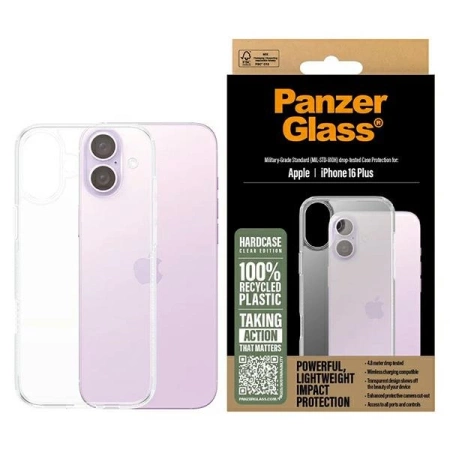 PanzerGlass HardCase iPhone 16 Plus 6,7" transparent 1289