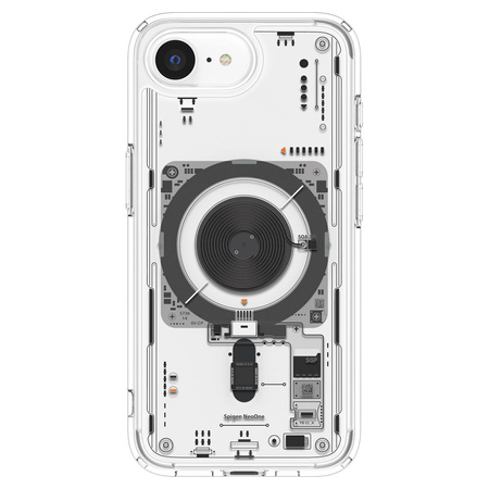 SPIGEN futerał ULTRA HYBRID MAG kompatybilny z MagSafe do IPHONE 16E 2025 neo one