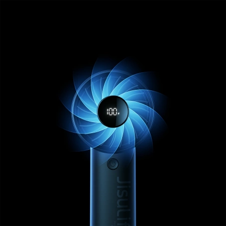 Mini wentylator Jisulife Handheld Fan Life4 3600mAh przenośny wiatraczek USB - czarny
