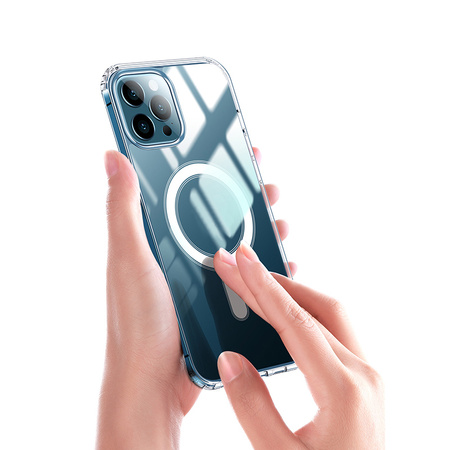 Nakładka Anti Shock 1,5 mm Mag do iPhone 14 6,1&quot; transparentna big hole