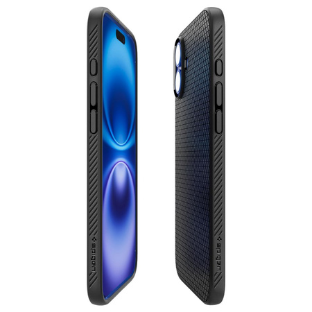 Spigen Liquid Air iPhone 16 Plus czarny/matte black ACS08066