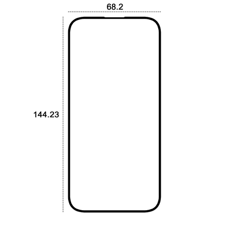 Etteri szkło hartowane 9D do iPhone 15 6,1"