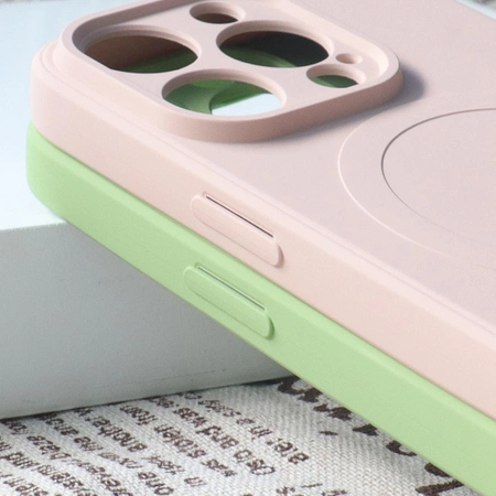 MagSafe-kompatible Silikonhülle für iPhone 15 Plus Silikonhülle – Lila