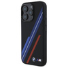 Original Handyhülle IPHONE 16 PRO MAX BMW Hardcase Silicone Random Lines MagSafe (BMHMP16X23SSPK) schwarz