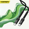 DENMEN KABEL USB TYP-C DO TYP-C  CZARNY 5A 100w D59C-B