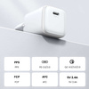 GaN USB C 30W PD Ugreen Nexode Mini Schnellladegerät - Weiß