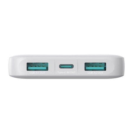 Powerbank Joyroom JR-PBF12 10000mAh 2,4A 2x USB-A 1x USB-C - weiß