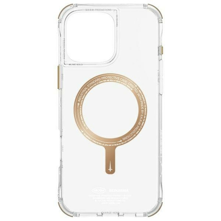Skinarma etui Saido iPhone 16 Pro Max    6.9" Magnetic Charging szampański/champagne