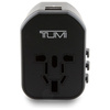 TUMI TUTA20WMSLK Travel Adapter 20W USB-C / 2xUSB-A czarny/black