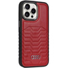 Audi Synthetic Leather MagSafe iPhone 15 Pro Max 6.7" czerwony/red hardcase AU-TPUPCMIP15PM-GT/D3-RD