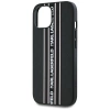 Etui Karl Lagerfeld Saffiano Athleisure Stripes Cord na iPhone 15 - różowe
