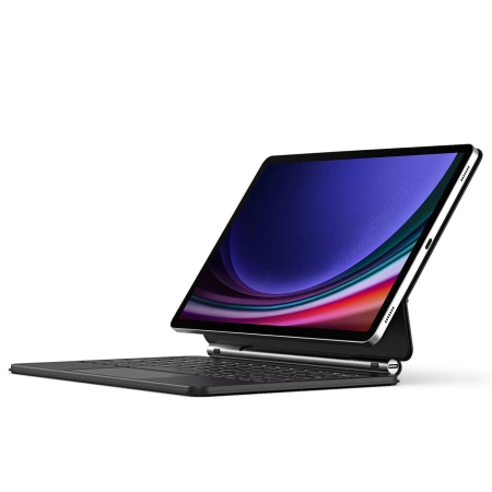 Etui Dux Ducis Keyboard (MK Series) z klawiaturą Bluetooth na Samsung Galaxy Tab S9 / S8 / S7 - czarna