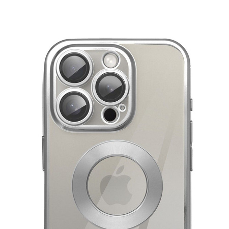 Futerał GLAM do IPHONE 11 srebrny