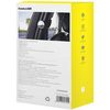 Baseus SafeRide Series rearview mirror with safety hammer - black