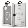 Etui Karl Lagerfeld Ring Stand Karl Head MagSafe na iPhone 15 Plus / 14 Plus - czarne